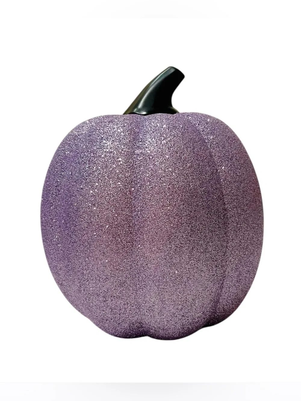 Glitter Jack-O'-Lantern Purple Pumpkin